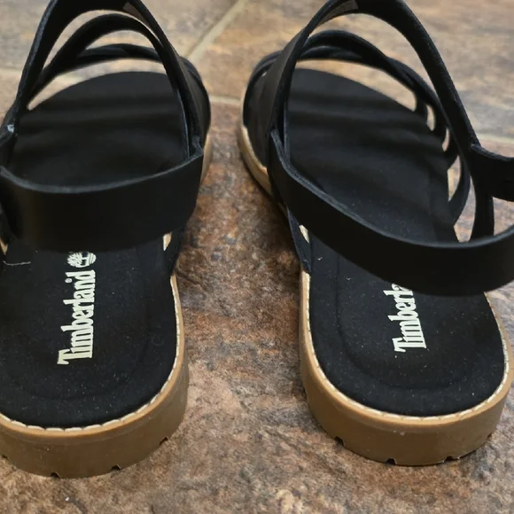 Timberland Black Strappy Sandals - Picture 5 of 8